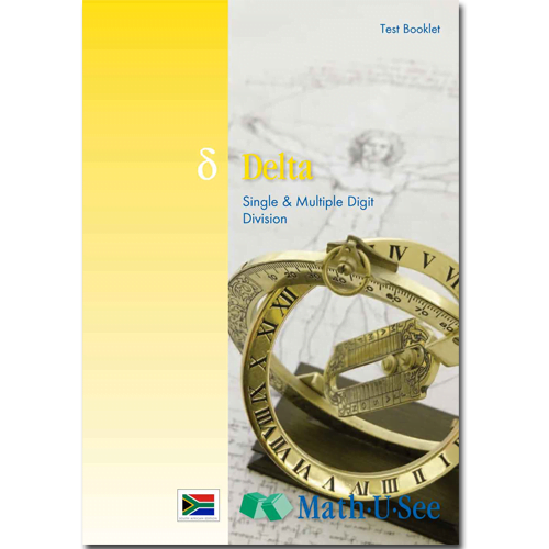 RSA Delta - Test Book MATH-U-SEE - MUS-DEL-T