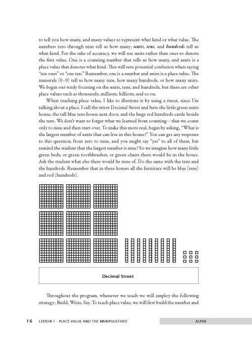 RSA Alpha - Instruction Manual MATH-U-SEE