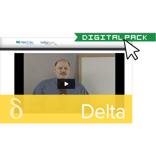 RSA Delta - Delta Digital - Math-U-See Pack (please read important note in description)