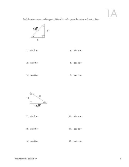 Pre-Calculus - Student Workbook - MATH-U-SEE