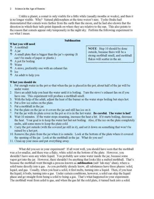 Science in the Age of Reason by Dr Jay Wile Set (Hard Cover)