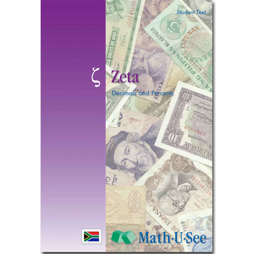 RSA Zeta - Student Workbook - MATH-U-SEE - MUS-ZET-S