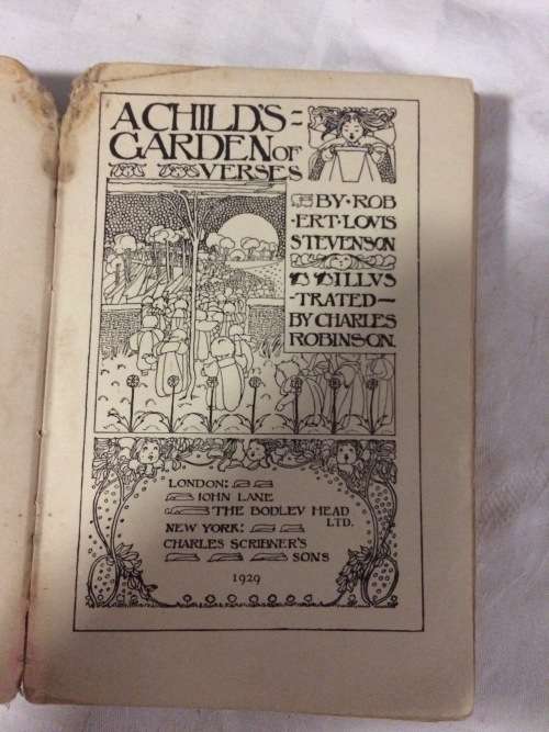 A Child's Garden of Verses - Robert Louis Stevenson 1885