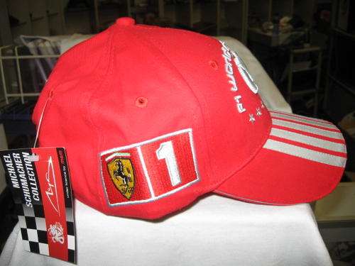 Ferrari Michael Schumacher Cap 7X world Champion Original.