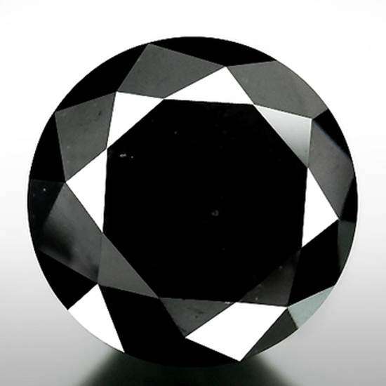 3.32 CTS RARE 100% NATURAL  BLACK DIAMOND - STUNNING - R1/NO RESERVE!