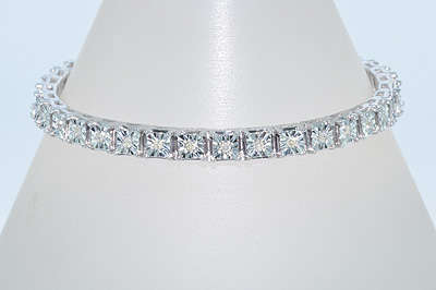 1.50CT NATURAL DIAMOND CLUSTER BRACELET - FANTASTIC! - R1/NR