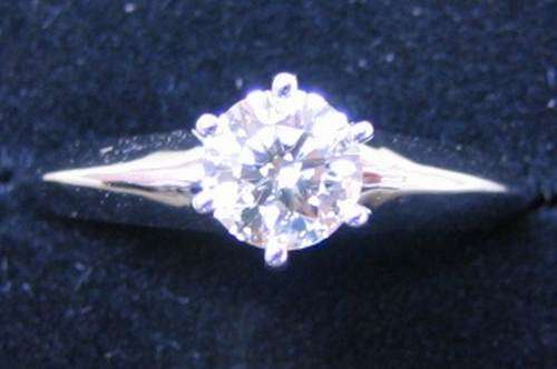 0.53CT IGI CERT. ROUND NATURAL DIAMOND 14K GOLD SOLITAIRE  ENGAGEMENT RING - SENSATIONAL! R1/NR