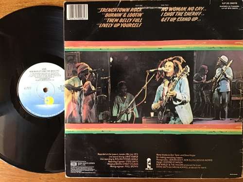 Bob Marley And The Wailers Live Lp