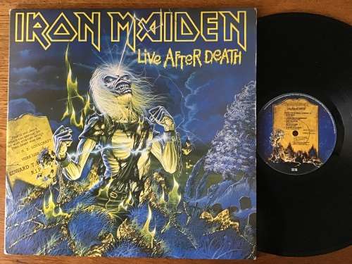 Iron Maiden Live After Death Lp