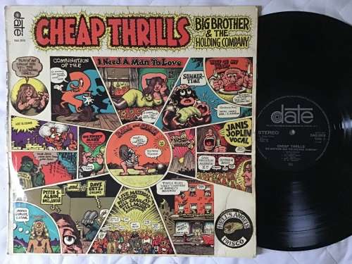Big BroTher And The Holding Company Cheap Thrills Lpalbum