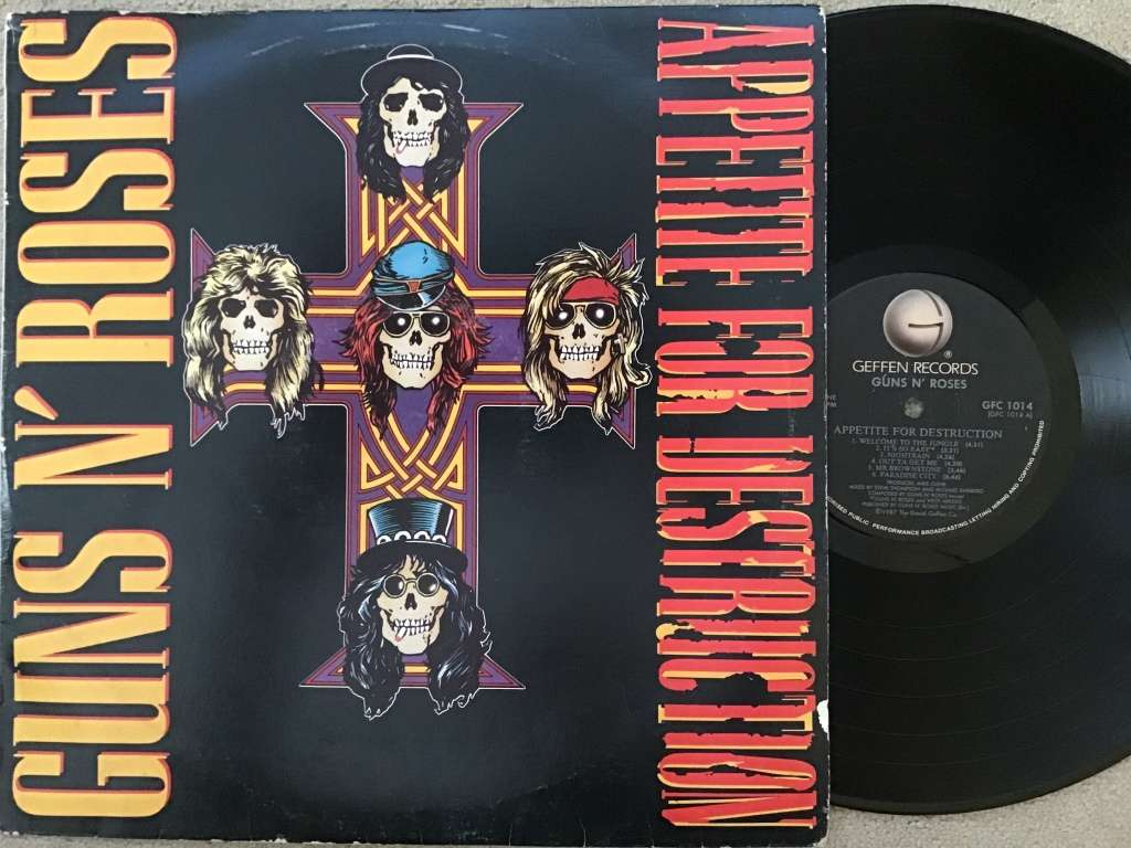 Guns N Roses Appetite For Destruction Lp