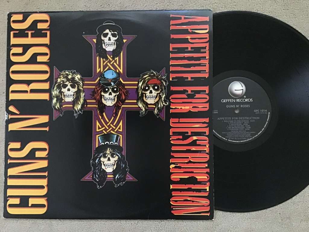 Guns n Roses Appetite For Destruction Lp