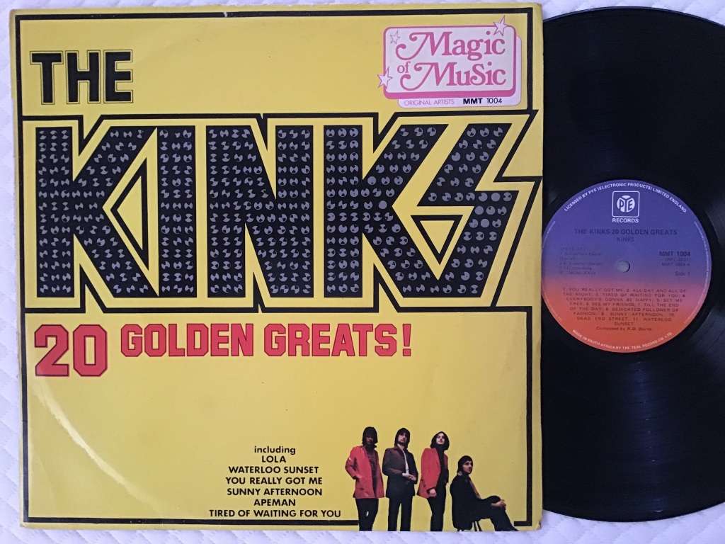 The Kinks 20 Golden Greats Lp