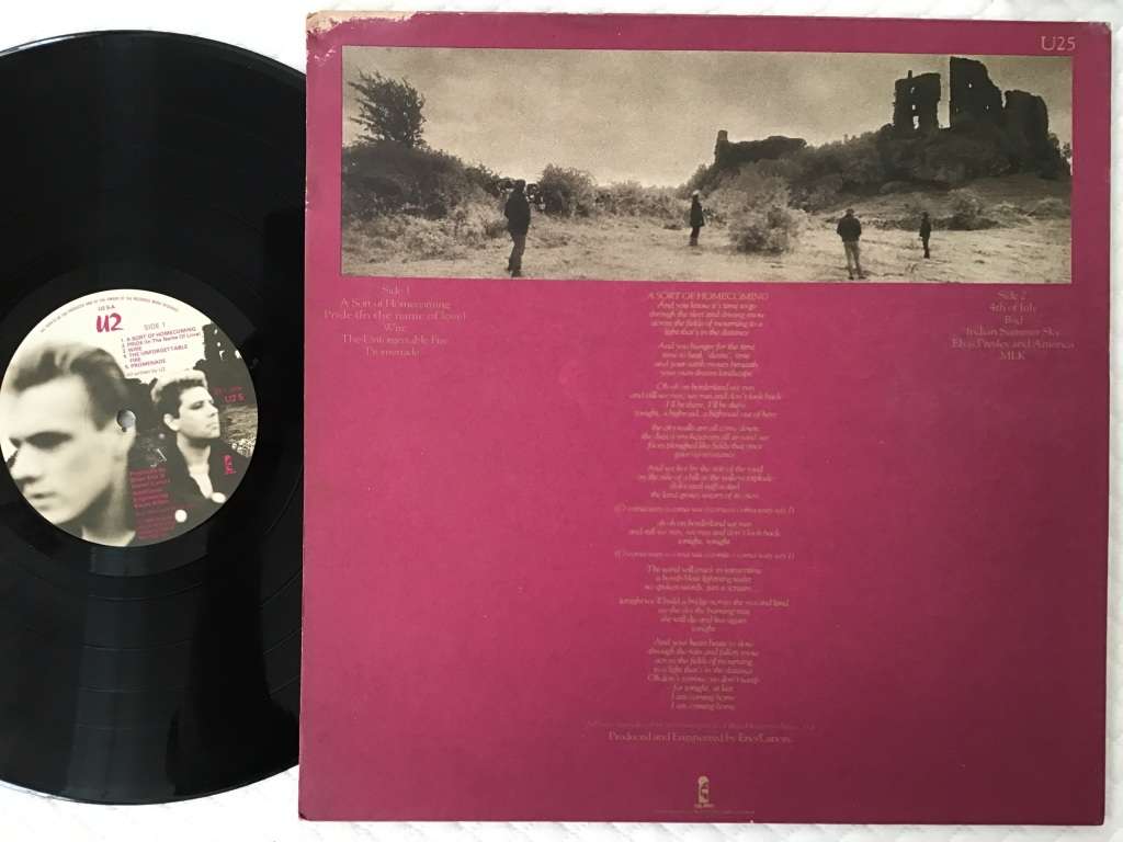 U2 The Unforgettable Fire Lp