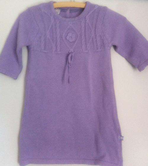 Knitted Winter Girls Dress