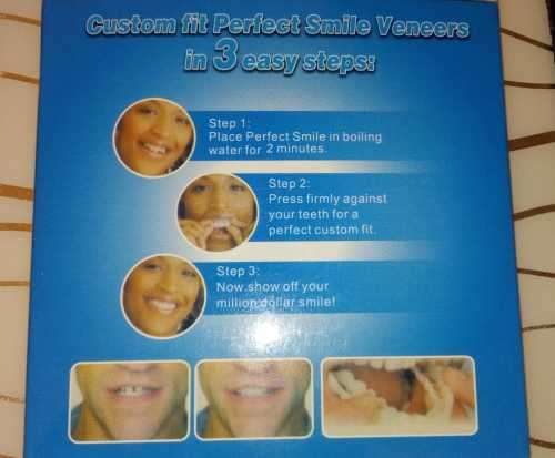 Snap on Smile White Teeth - UPPER and LOWER Included