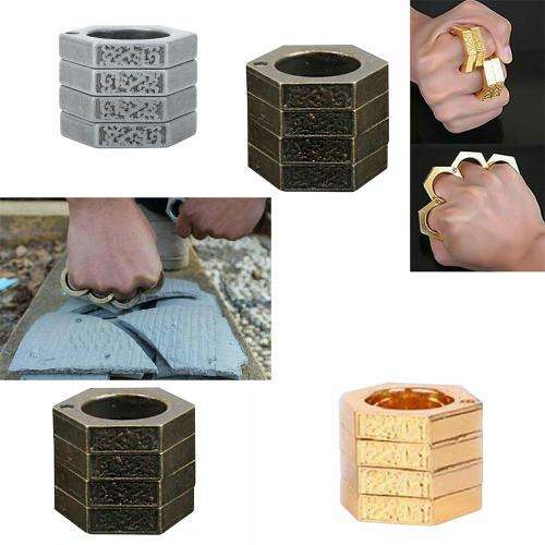 Self Defense 4 Finger Brass Survival Tool