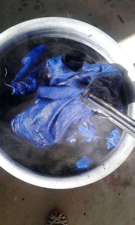 Navy Blue Clothes Dye Industrial Fabric Dyes