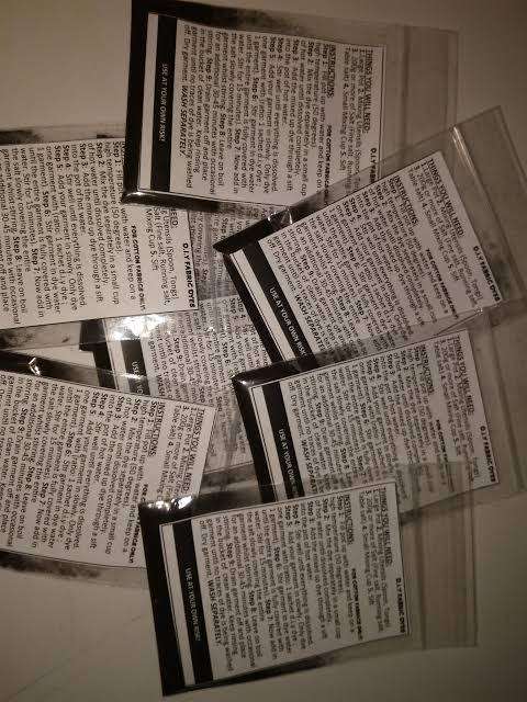 Black Clothes Fabric Dye