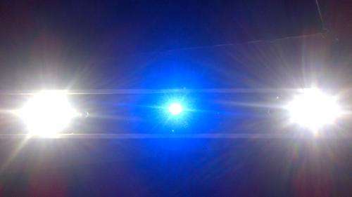 30cm white and blue Aquashine LED strip light 12V - excludes power supply