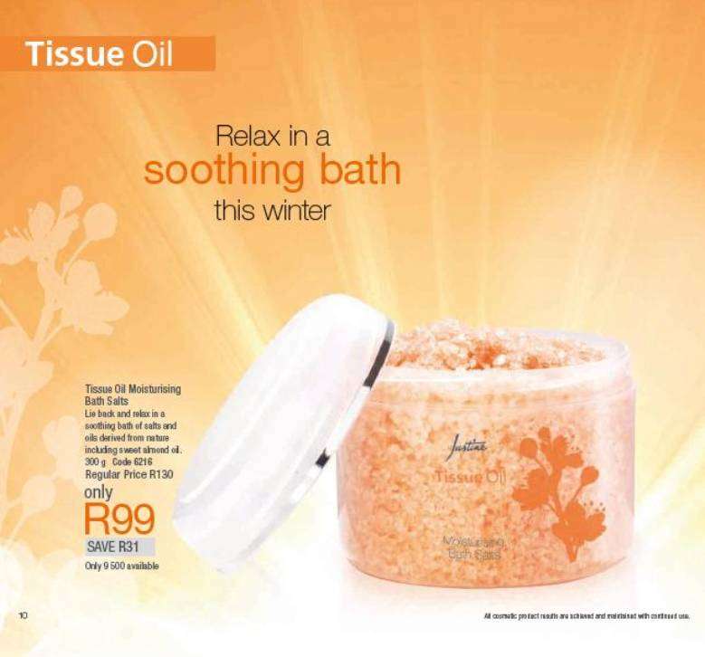 Justine Tissue Oil Bath Salts