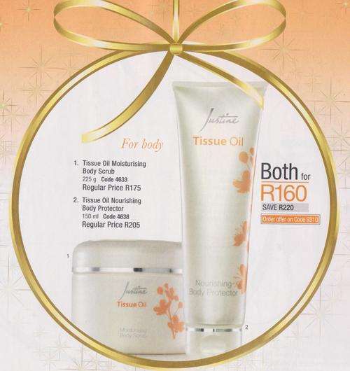 Justine Tissue Oil Limited Edition Combo Set ( Please See Pics )