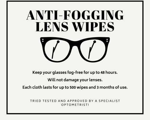 Anti-fogging Lens Wipes