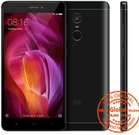 Global Version Xiaomi Redmi Note 4 Smartphone 3GB 32GB Snapdragon 625 Octa Core 5.5" 1080p 13.0MP FC