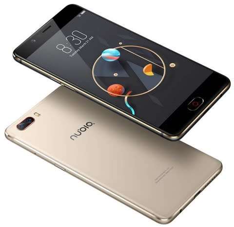 ZTE NUBIA M2 4GB+64GB ROM Snapdragon 625 2.0GHz Octa Core 5.5" 2.5D Glass AMOLED FHD Screen Dual Cam