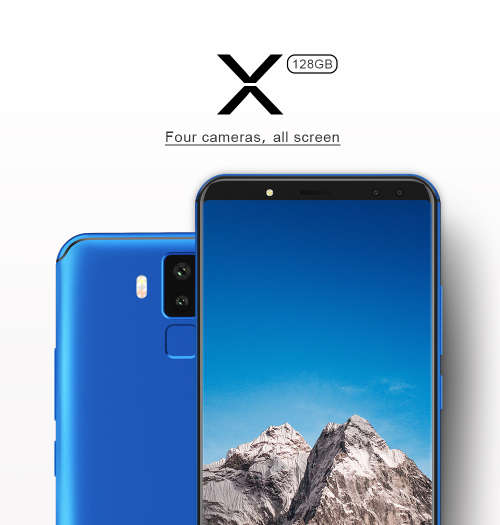 Vernee X 6G RAM 128G ROM 6.0 inch 18:9 Screen Mobile Phone MT6763 Octa core Face ID Cell Phone Four
