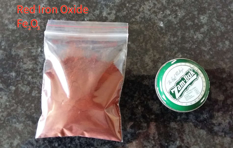 Red Iron Oxide ( Fe2O3 ) 30 grams