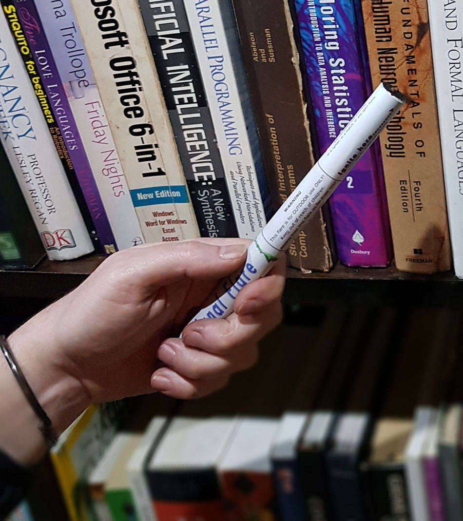 5 X Handheld Pyrotechnic / Safety Flares ( Blue )