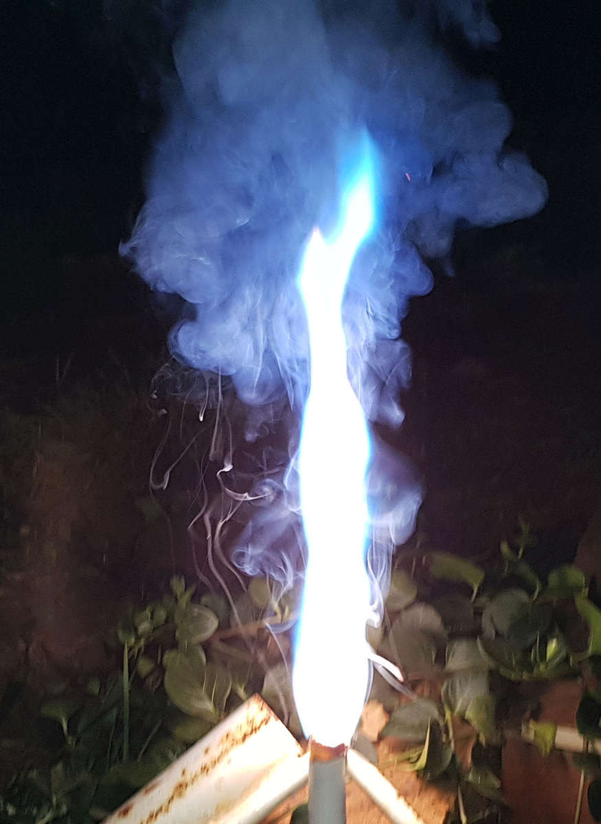 5 X Handheld Pyrotechnic / Safety Flares ( Blue )