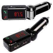 LCD Bluetooth Car Set FM Transmitter MP3 USB Charger Handsfree For iPhone