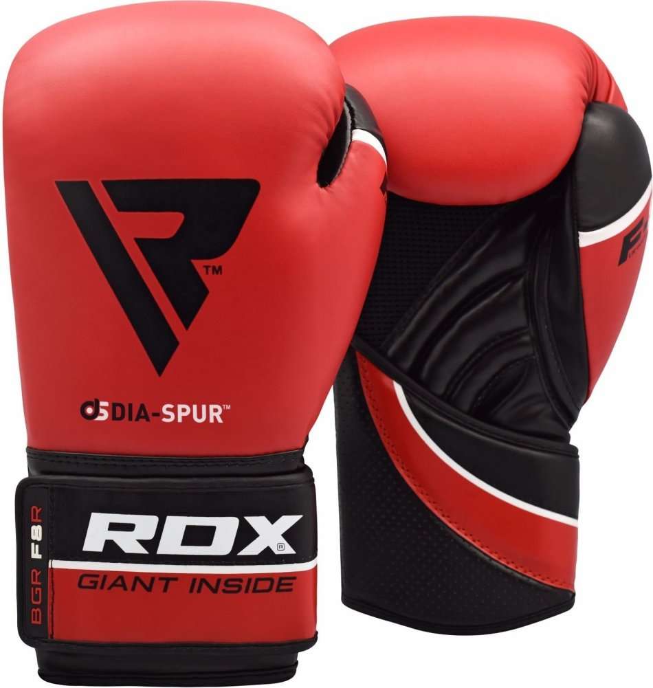 RDX Leather Boxing Gloves, Training, MMA, Sparring, Punchi, Muay Thai, kickboxing, T1