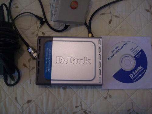 D-LINK WIRELESS 108G ACCESS POINT AND RECEIVER
