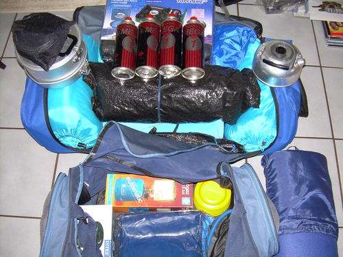 Tent and job lot of camping equipment see discription