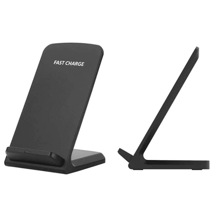 Qi Wireless Charger Quick Charge Dock Stand Base-Black