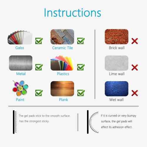 Fixate Multi Purpose Nano Sticky Gel Pads (5packs)