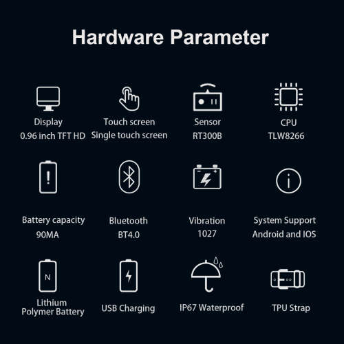 R1 Fitness Tracker Smartwatch