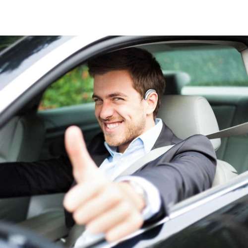 Bone Conduction Painless Hanging Wireless Bluetooth Earbud (1piece)-Black