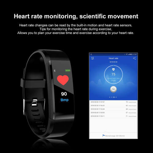 115 Plus Smart Bracelet SmartWatch-Blue