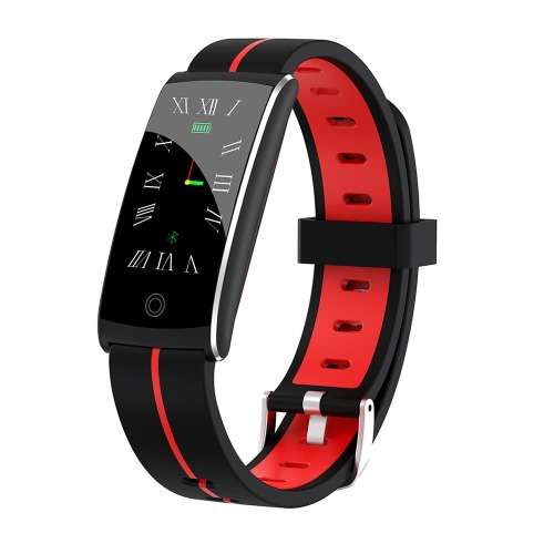 F10 Smart Bracelet-Fitness Tracker SmartWatch-Black&Red