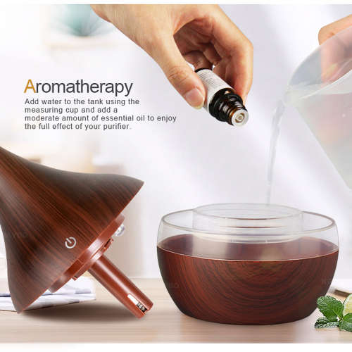 USB Electric Aroma air diffuser wood air humidifier