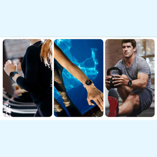 DT88 IP68 Waterproof Smartwatch - Pink Silicone