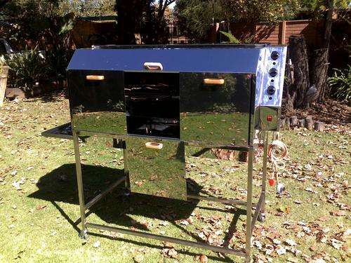 Delux lamb spit braai