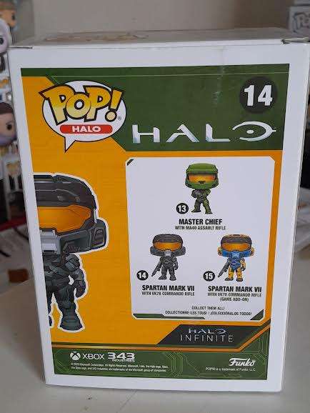 Spartan Mark VII with vk78 commando rifle Funko Pop!