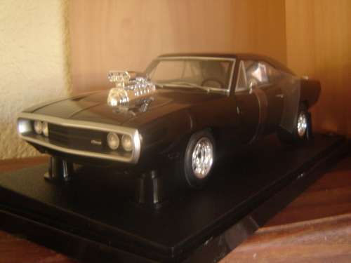 Doms Dodge Charger Fast & Furious  Die Cast Model  Sc 1/18   Hotwheels  New  D/Box Gteed In Stock