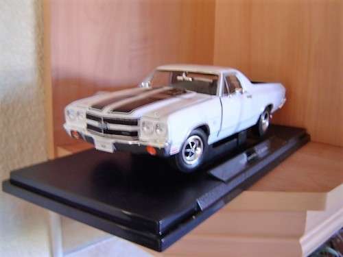 ''70 Chevrolet El Camino V8 Die Cast Model Scale  1/18  WELLY New  D/Box: Gteed In Stock