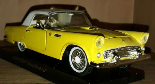 Awesome ':55 Ford Thunderbird   Die Cast  Model Sc  1/32 with a Base by Arko -:  In Stock:-  Gteed